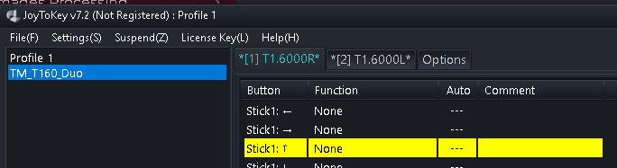JoyToKey - Input Signal Highlight