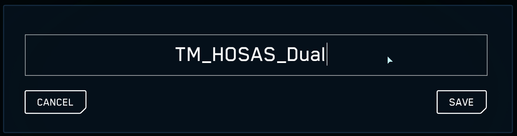Star Citizen - Save Control Settings