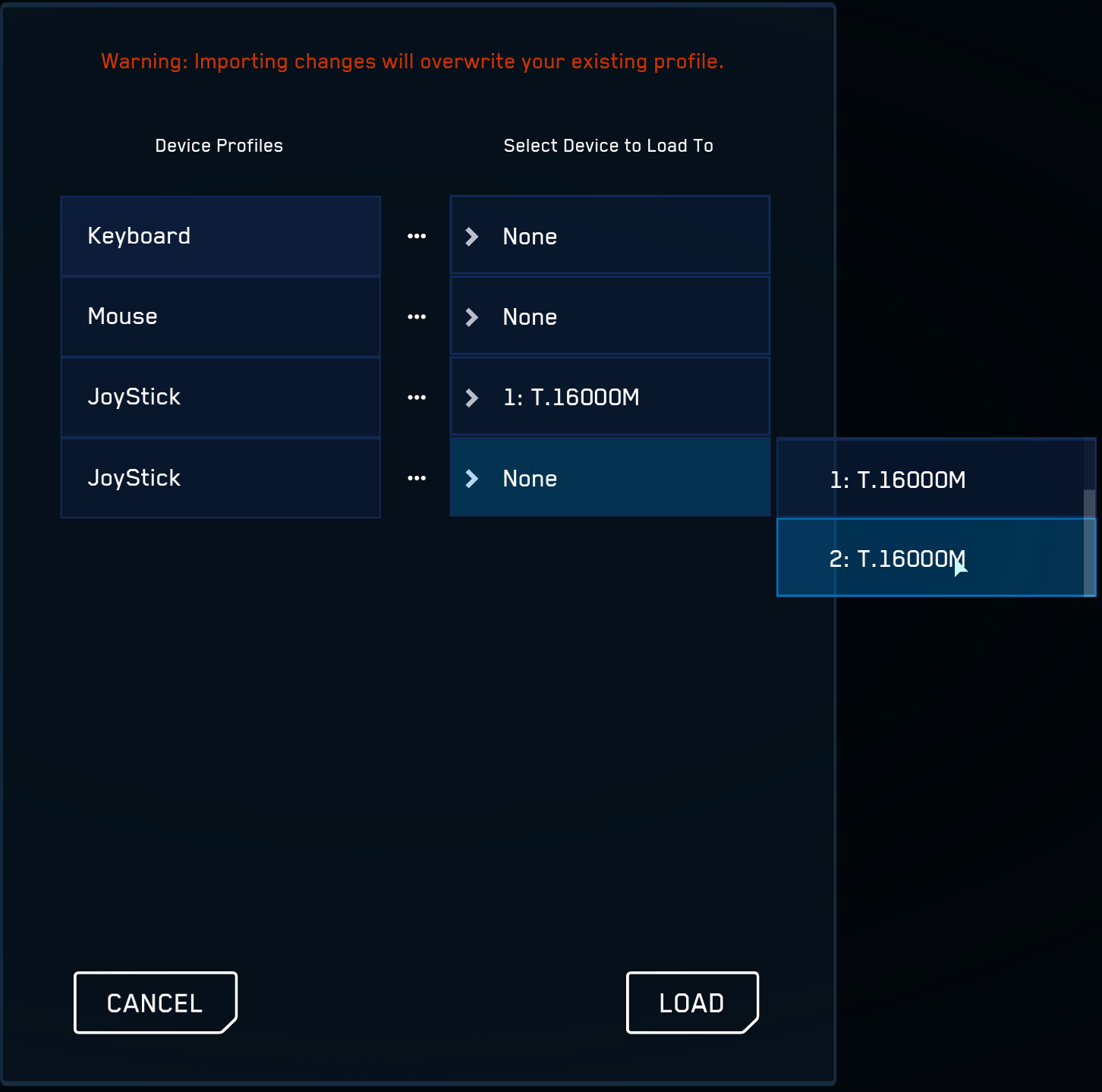 Star Citizen - Device Bindings